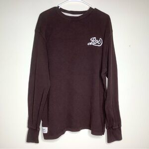 < Y2K Rocawear Brown Thermal Long Sleeve >